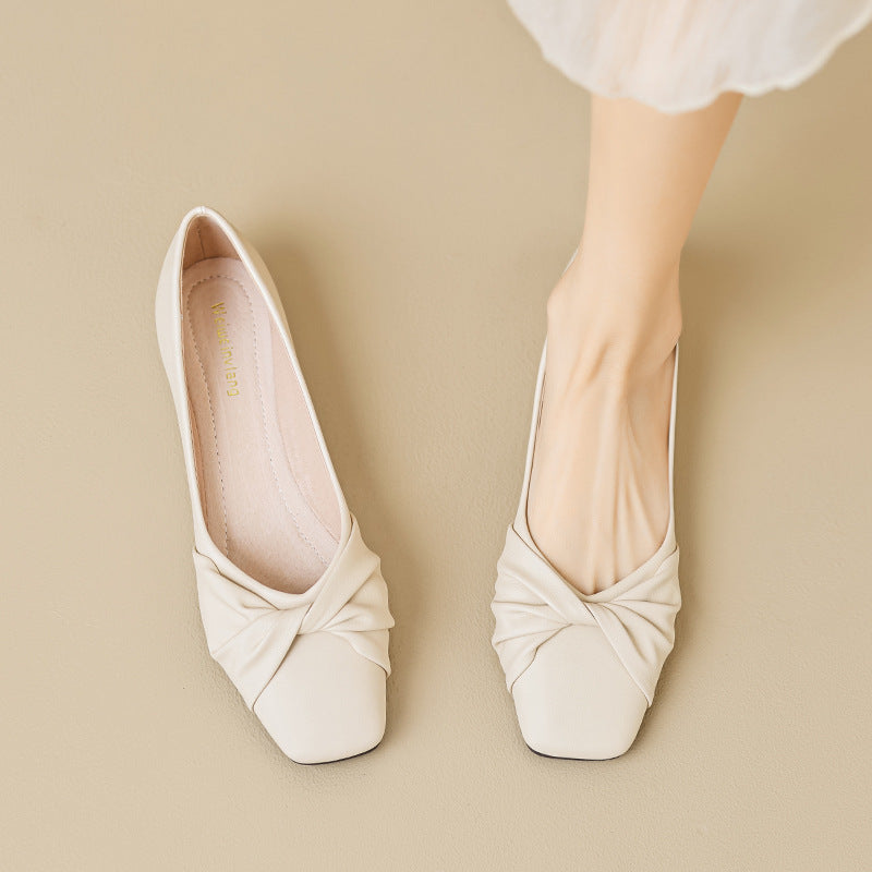 Marcella Leather Flats