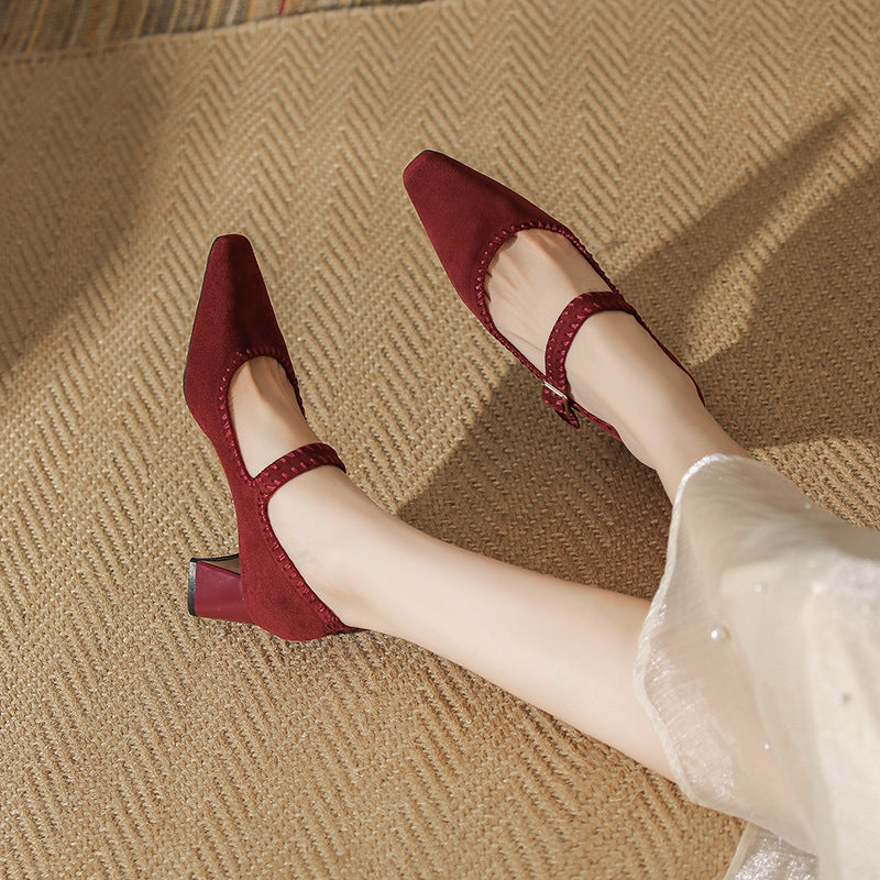 Sydney Suede Heels