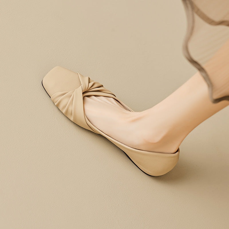 Marcella Leather Flats