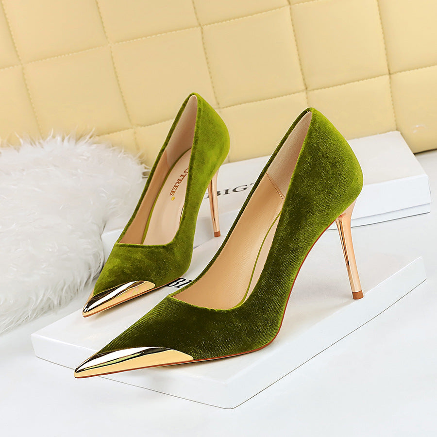 Lacina Velvet Stilettos