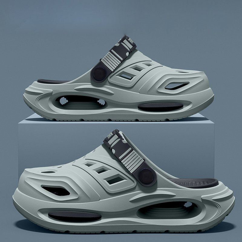 Kai Clogs in Gray — cushioned EVA foam sport clog