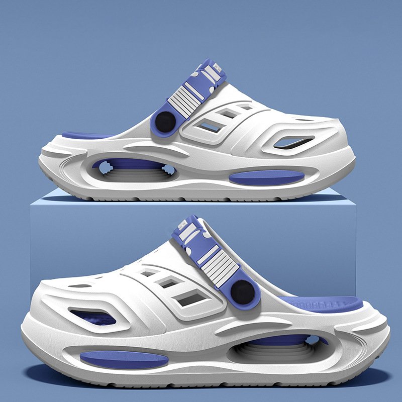 Kai Clogs in White — cushioned EVA foam sport clog