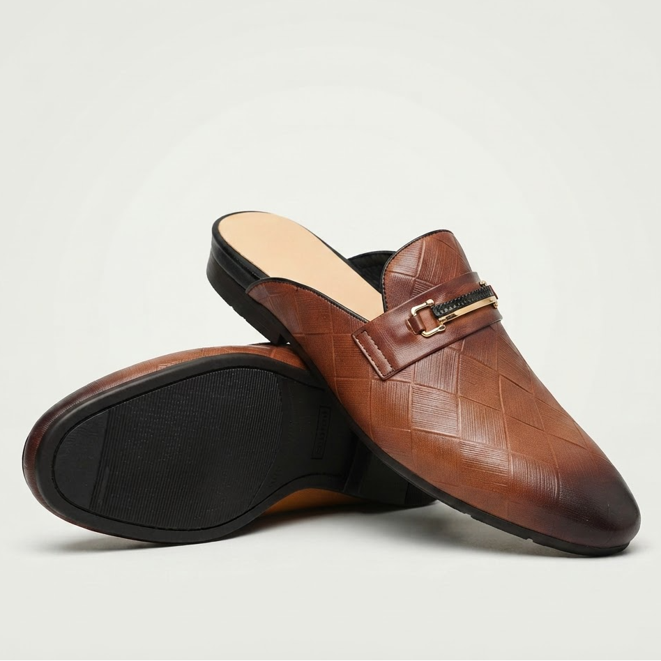 Fabio Leather Mules