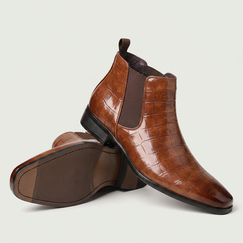 Troy Leather Boots