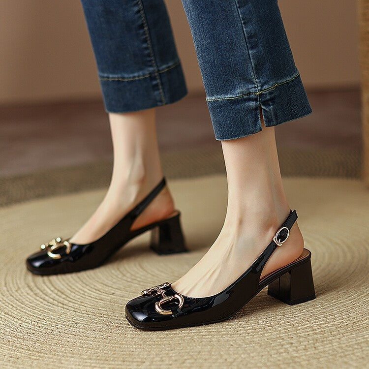 Dianna Leather Heels