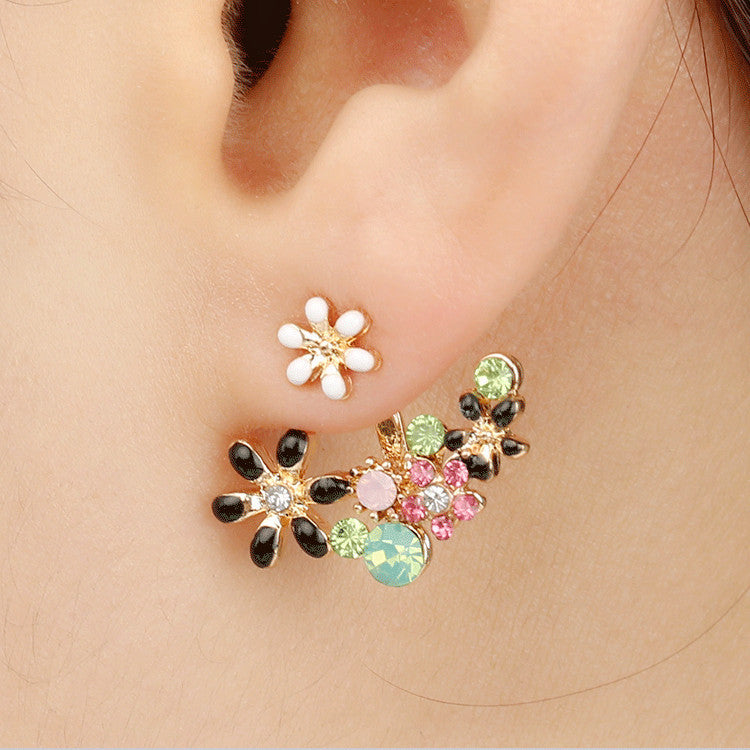 Flora Rhinestone Earrings