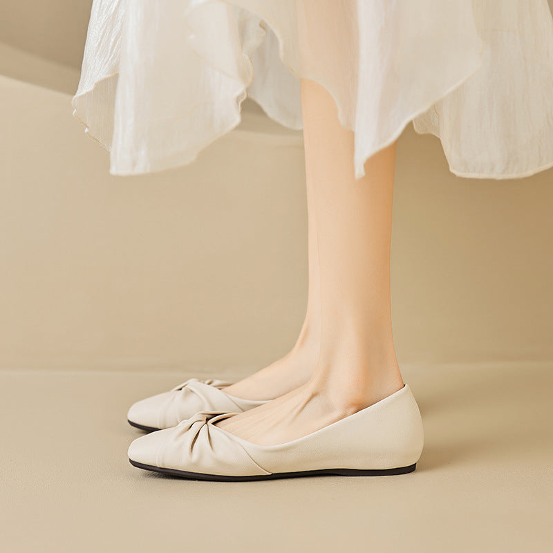 Marcella Leather Flats