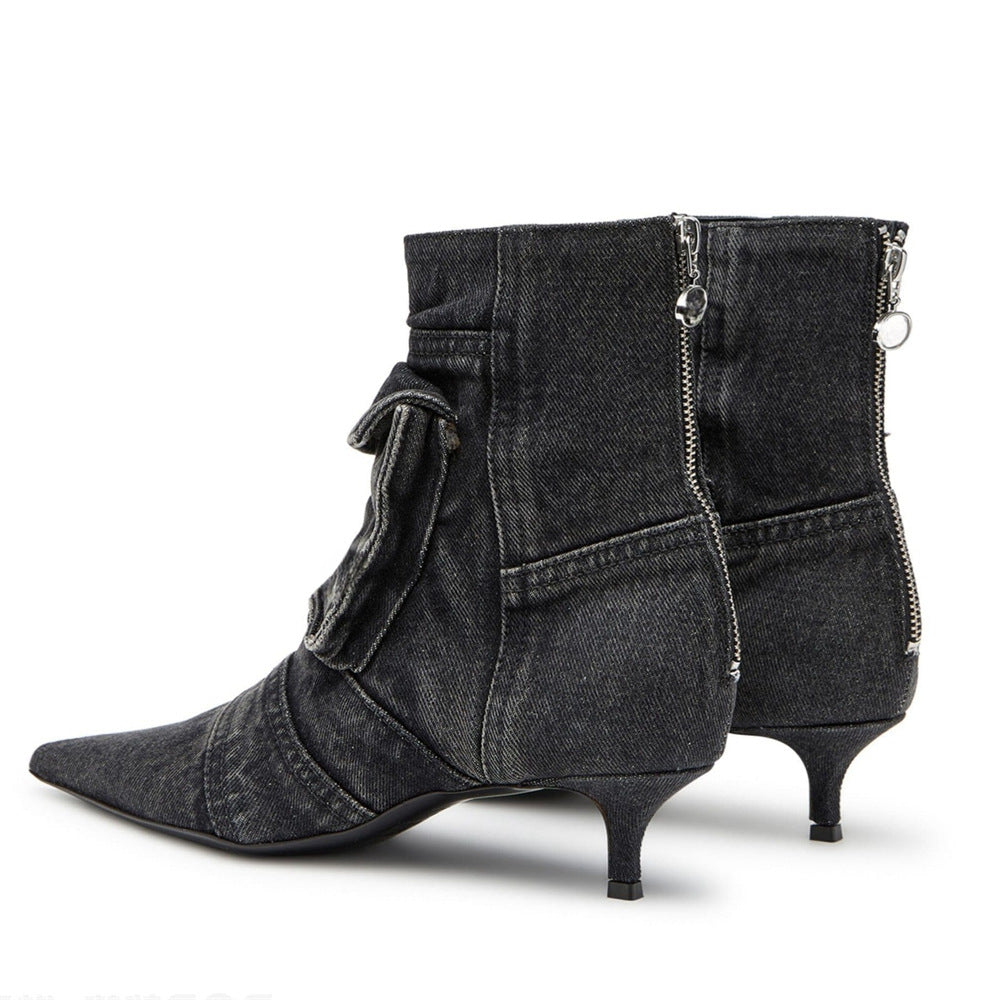 Emma Denim Boots