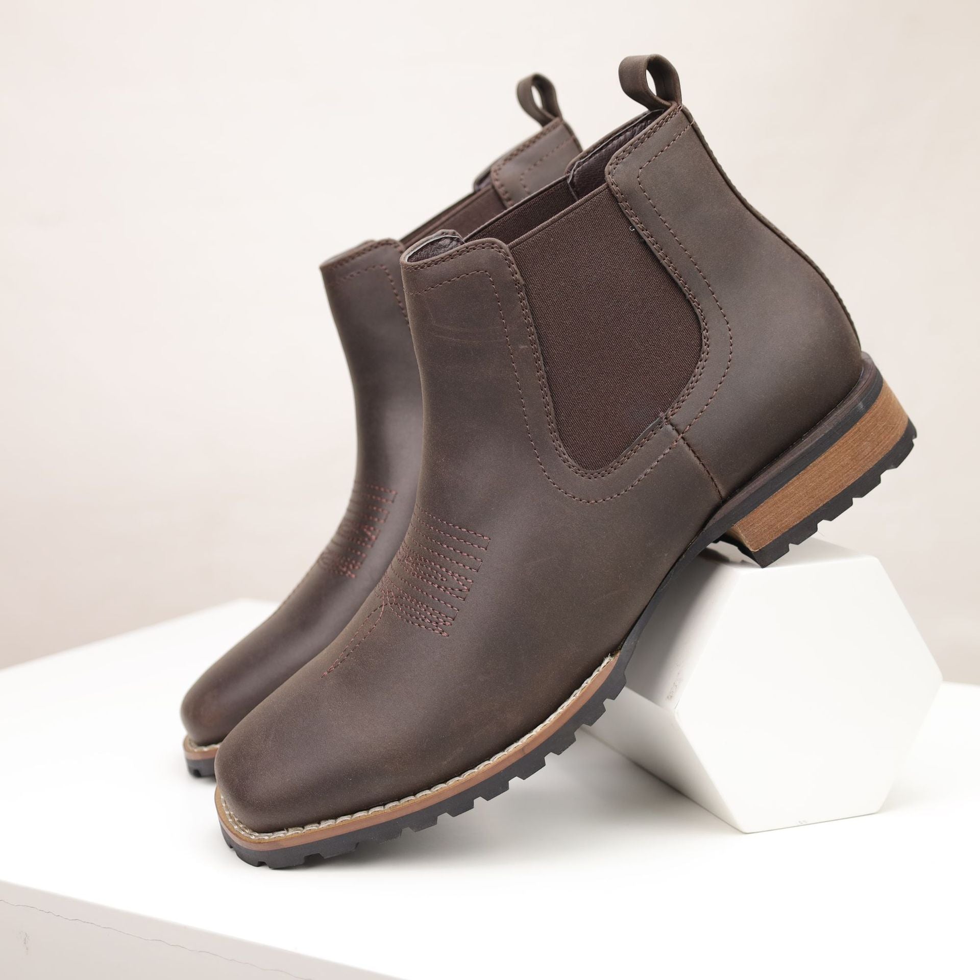 Brogan Leather Boots