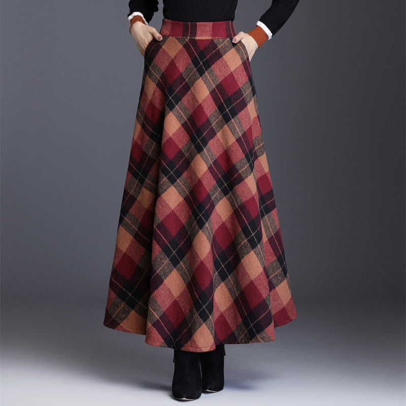 Emily Plaid Skirt