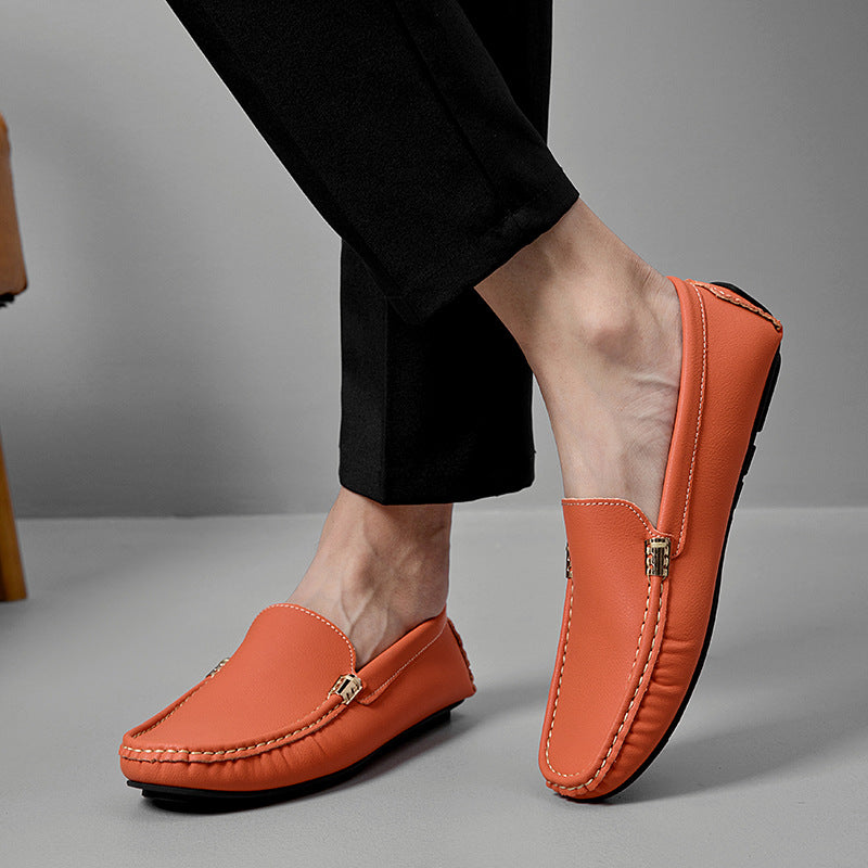 Emile Moccasin Loafers — men's slip-on leather driving loafers | Spaydes