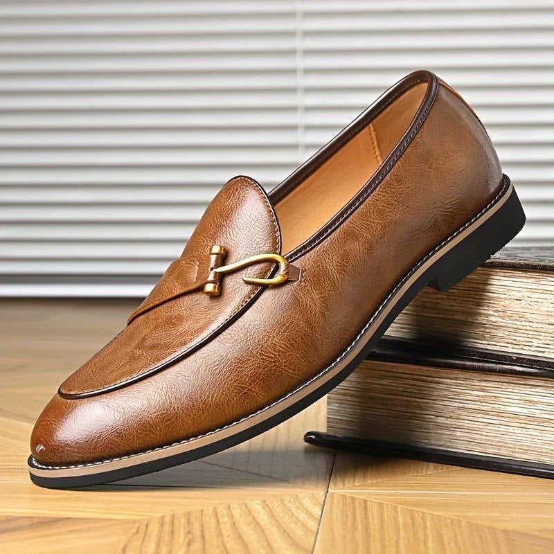 Rhett Buckle Loafers in Brown — side view