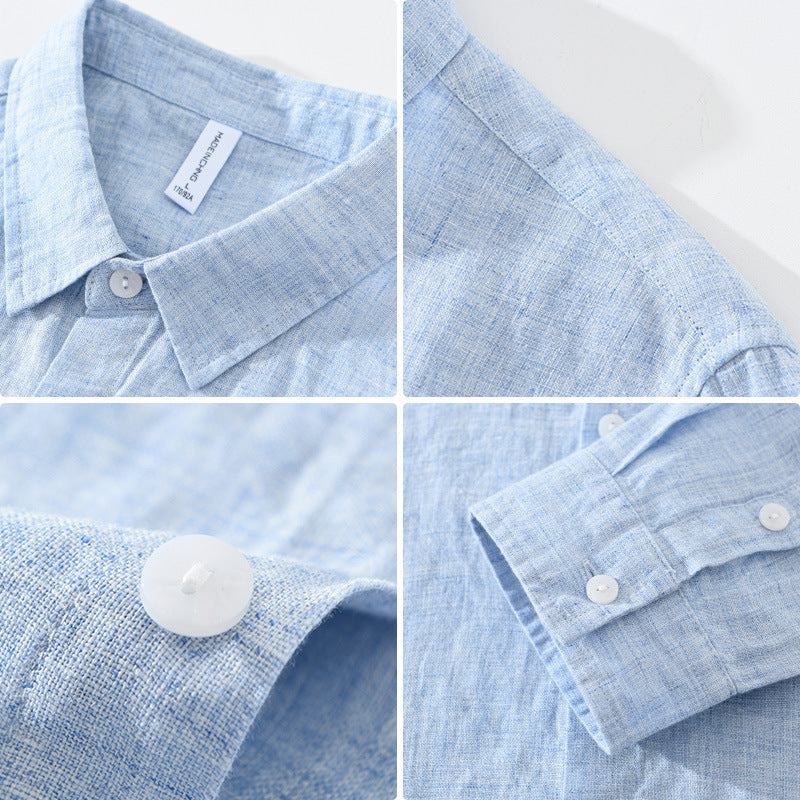 Adriano Linen Shirt - Spaydes