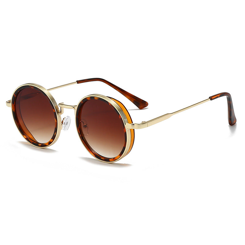 Bowie Retro Sunglasses in Tortoise — round polarized UV400 sunglasses