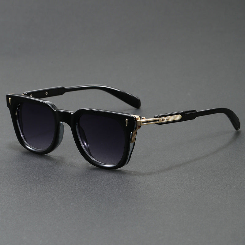 Rory Sunglasses in Black — unisex square retro acetate sunglasses | Spaydes