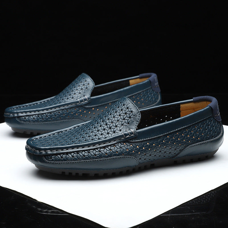 Rocco Leather Loafers in Light Brown